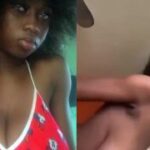 Slim Naija babe with long boobs fucked up