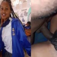 Mzansi school girl shifted by panties for me